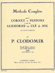 METHODE COMPLETE DE CORNET, VOL.1 - CORNET OU TOUT SAXHORN CLE DE SOL