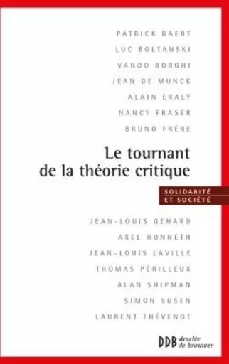 Le tournant de la théorie critique -  - DDB