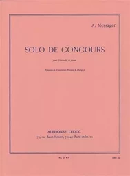 ANDRE MESSAGER: SOLO DE CONCOURS