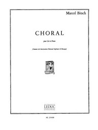 MARCEL BITSCH : CHORAL - COR ET PIANO