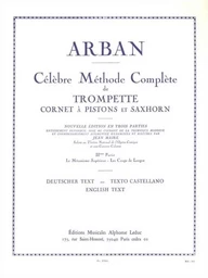 JEAN-BAPTISTE ARBAN : CELEBRE METHODE COMPLETE DE TROMPETTE - VOLUME 2