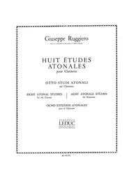 GIUSEPPE RUGGIERO :  8 ETUDES ATONALES - CLARINETTE