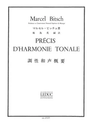 MARCEL BITSCH : PRECIS D'HARMONIE TONALE