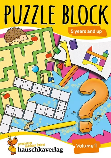 Puzzle Activity Book from 5 Years - Volume 1: Colourful Preschool Activity Books with Puzzle Fun - Ulrike Maier - HAUSCHKA VERLAG