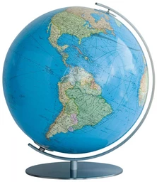 GLOBE 40 CM DUO ACIER LUMINEUX