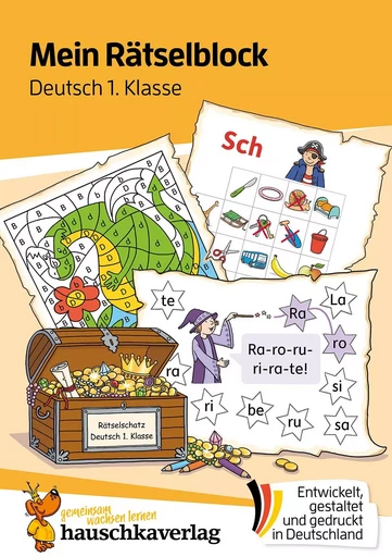 Mein Rätselblock Deutsch 1. Klasse - Stefanie Walther - HAUSCHKA VERLAG