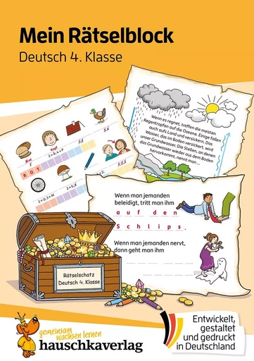 Mein Rätselblock Deutsch 4. Klasse - Christiane Wittenburg - HAUSCHKA VERLAG