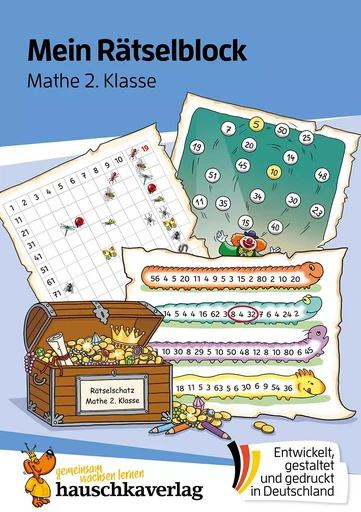 Mein Rätselblock Mathe 2. Klasse - Christiane Wittenburg - HAUSCHKA VERLAG