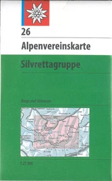 ALPENVEREINSKARTE - SILVRETTAGRUPPE