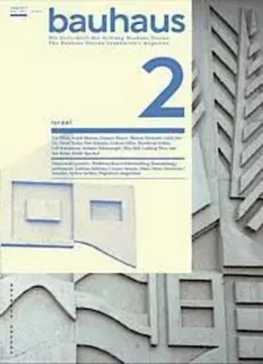 Bauhaus 02 Israel (Bauhaus Magazine) /anglais/allemand -  BAUHAUS MAGAZINE - SPECTOR BOOKS