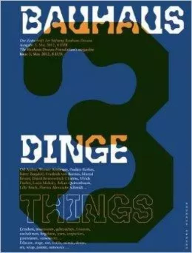 Bauhaus 03 Things (Bauhaus Magazine) /anglais/allemand -  BAUHAUS MAGAZINE - SPECTOR BOOKS