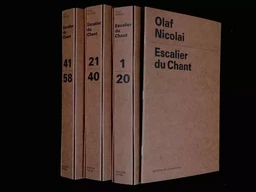 Olaf Nicolai Escalier du Chant /anglais/allemand