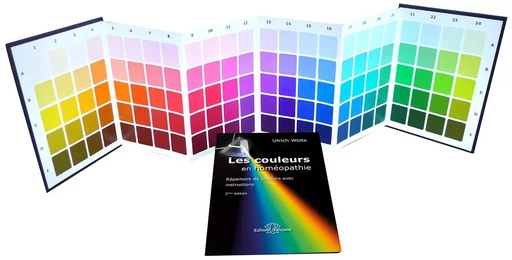 Les couleurs en homéopathie - Répertoire de couleurs avec instructions + Nuancier - Welte, Ulrich - NARAYANA