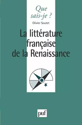 La littérature française de la Renaissance