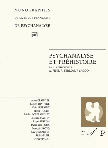 Psychanalyse et préhistoire -  - PUF