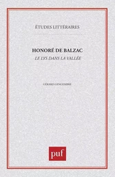 Honoré de Balzac : «  le Lys dans la vallée  »