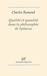 Qualité et quantité dans la philosophie de Spinoza