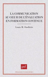 La communication au coeur de l'évaluation en formation continue