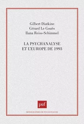 La psychanalyse et l'Europe de 1993