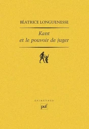 Kant et le pouvoir de juger