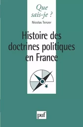 Histoire des doctrines politiques en France