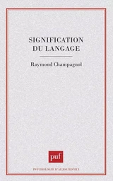 Signification du langage