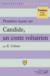 Premières leçons sur « Candide », un conte voltairien