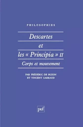 Descartes et les « Principia »