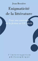 Énigmaticité de la littérature