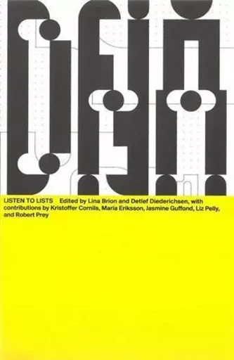 Listen to Lists (The New Alphabet Vol 2) /anglais -  BRION LINA - SPECTOR BOOKS