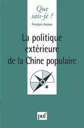 La politique extérieure de la Chine populaire