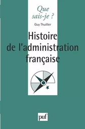 Histoire de l'administration française