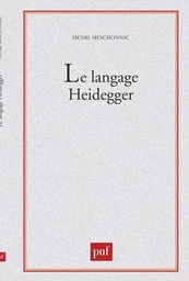 Le langage Heidegger