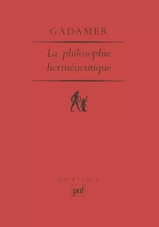 La philosophie herméneutique