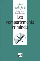 Les comportements criminels