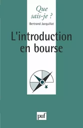 L'introduction en bourse