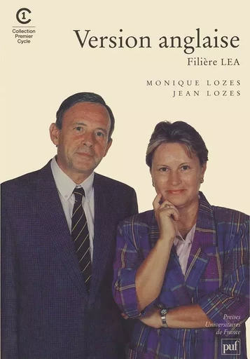 Version anglaise, filière LEA - Jean Lozes, Monique Lozes - PUF