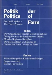 Politics of Form /anglais/allemand