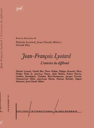 Jean-François Lyotard : l'exercice du différend