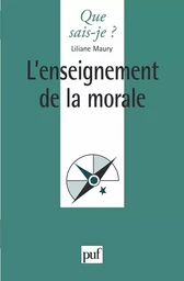 L'enseignement de la morale