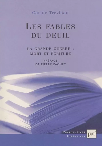 Les fables du deuil - Carine Trevisan - PUF