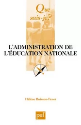 L'administration de l'Éducation nationale