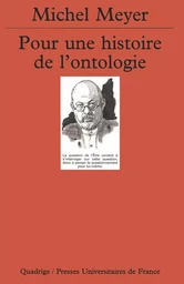 Pour une histoire de l'ontologie