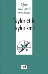 Taylor et le taylorisme