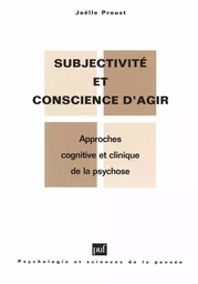 Subjectivité et conscience d'agir dans la psychose