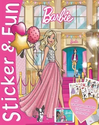 BARBIE STICKER AND FUN - 2 EN 1