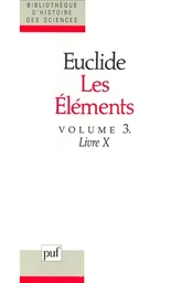 Les Éléments. Tome 3, Livre 10