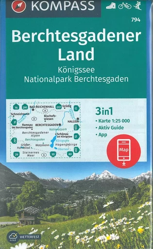 794 BERCHTESGADENER LAND -  - KOMPASS KARTEN