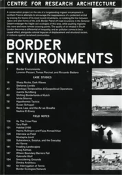 Border Environments CRA #1 /anglais