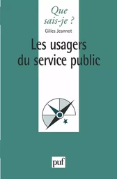 Les usagers du service public